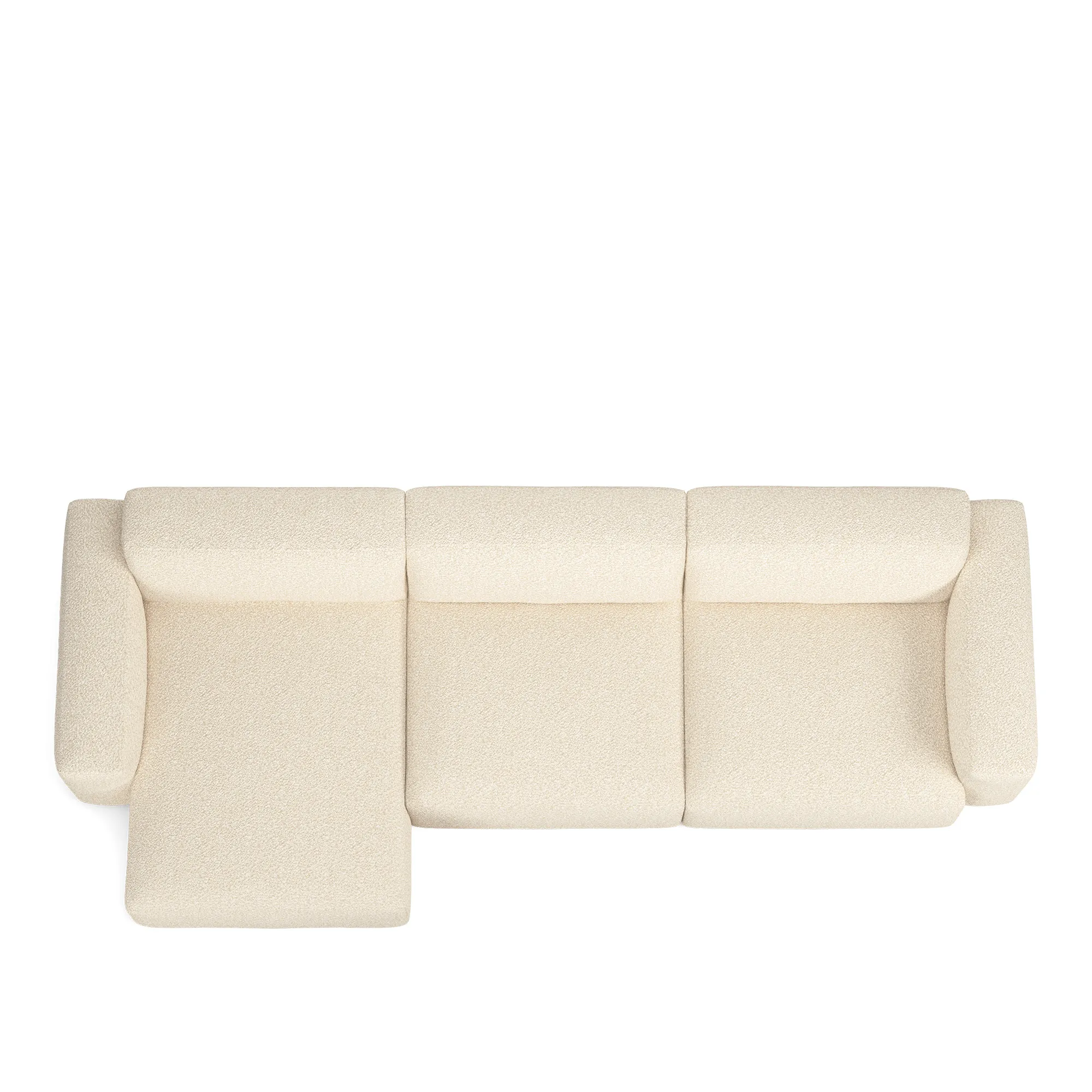 Brick 3-sitssoffa schäslong vänster - 8