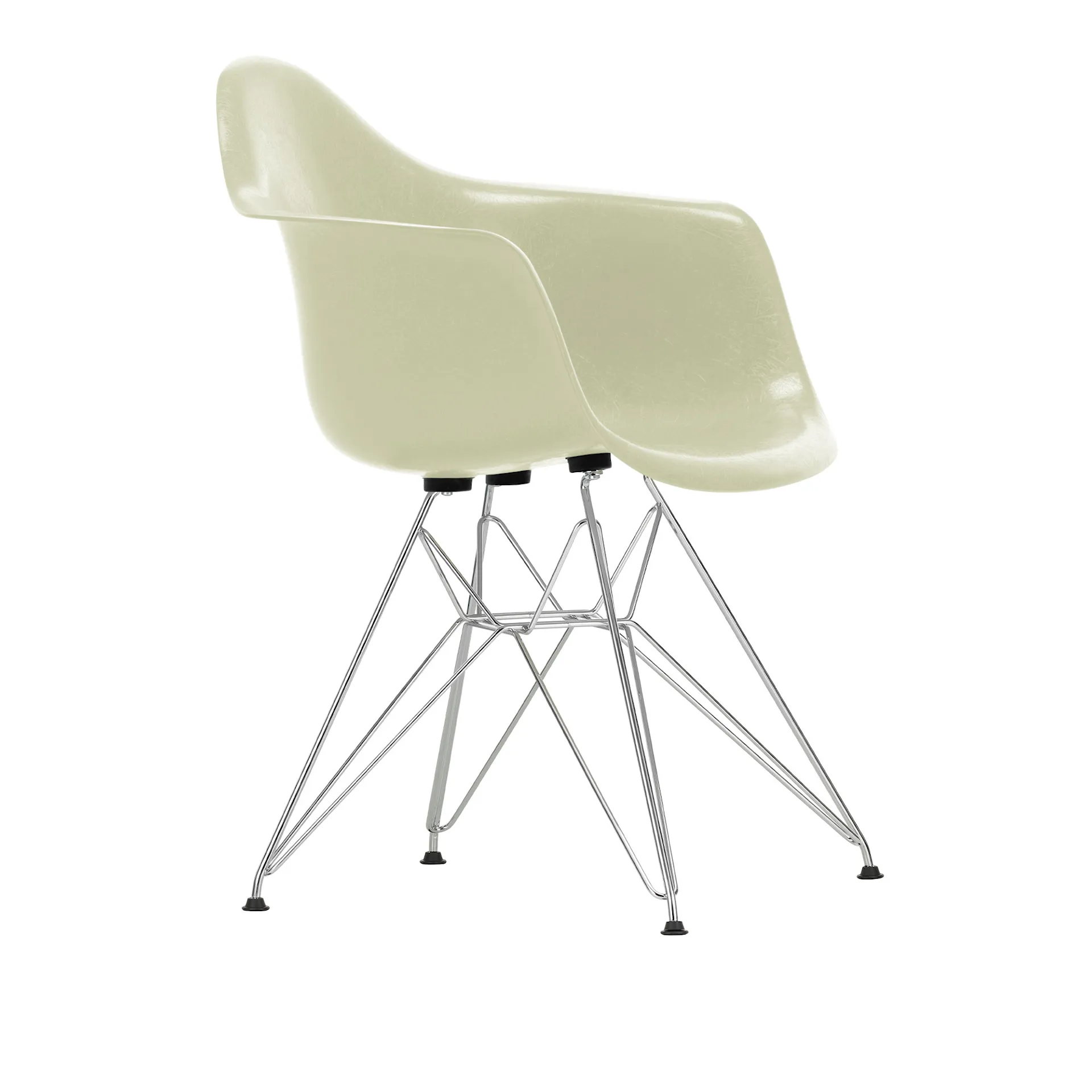 Eames Fiberglass Armchair DAR karmstol Chrome - Vitra - Charles & Ray Eames - NO GA