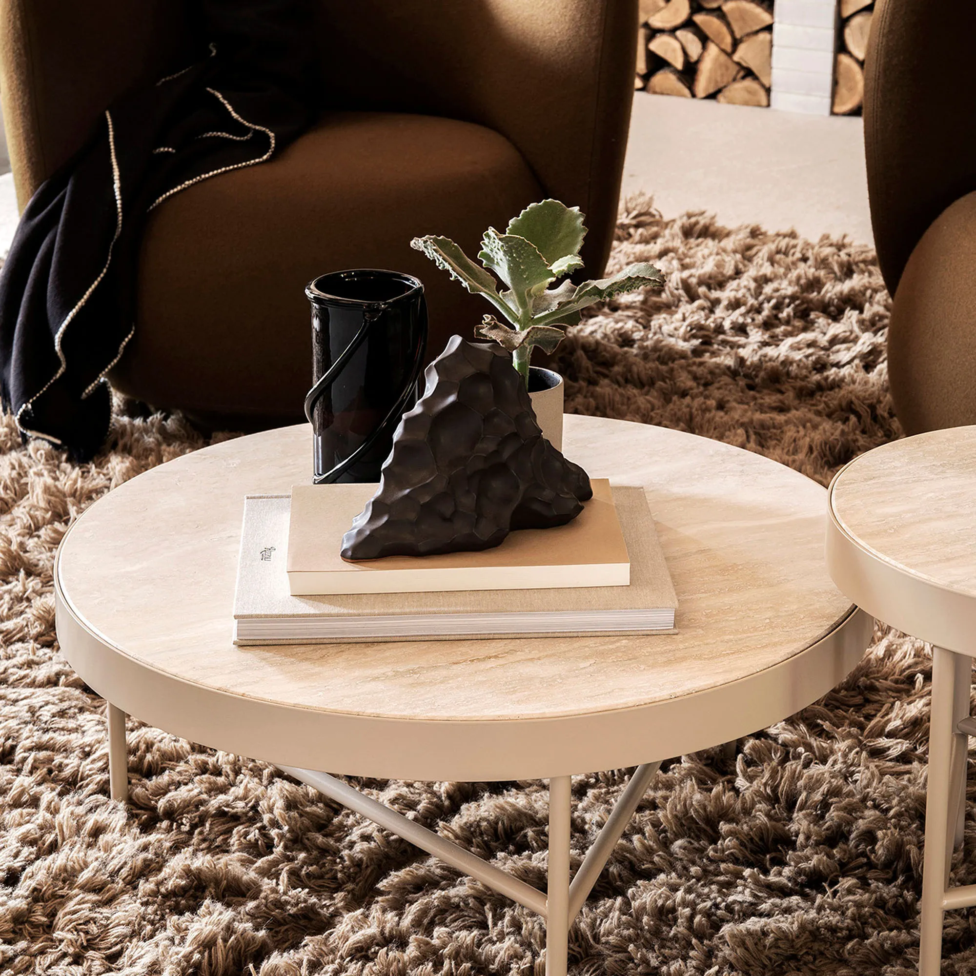 Travertine Large soffbord