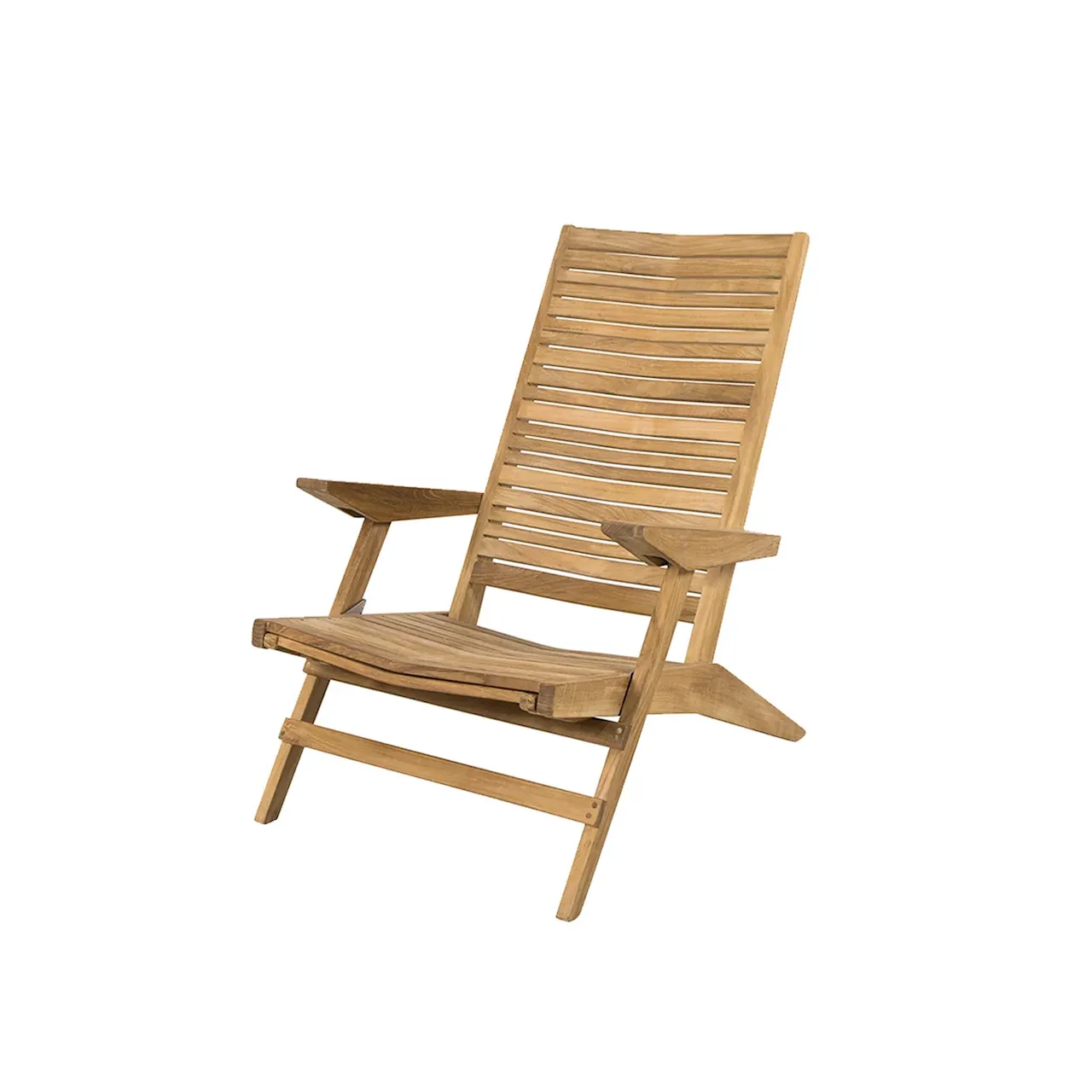 Flip Solstol, Teak inkl. Dynset