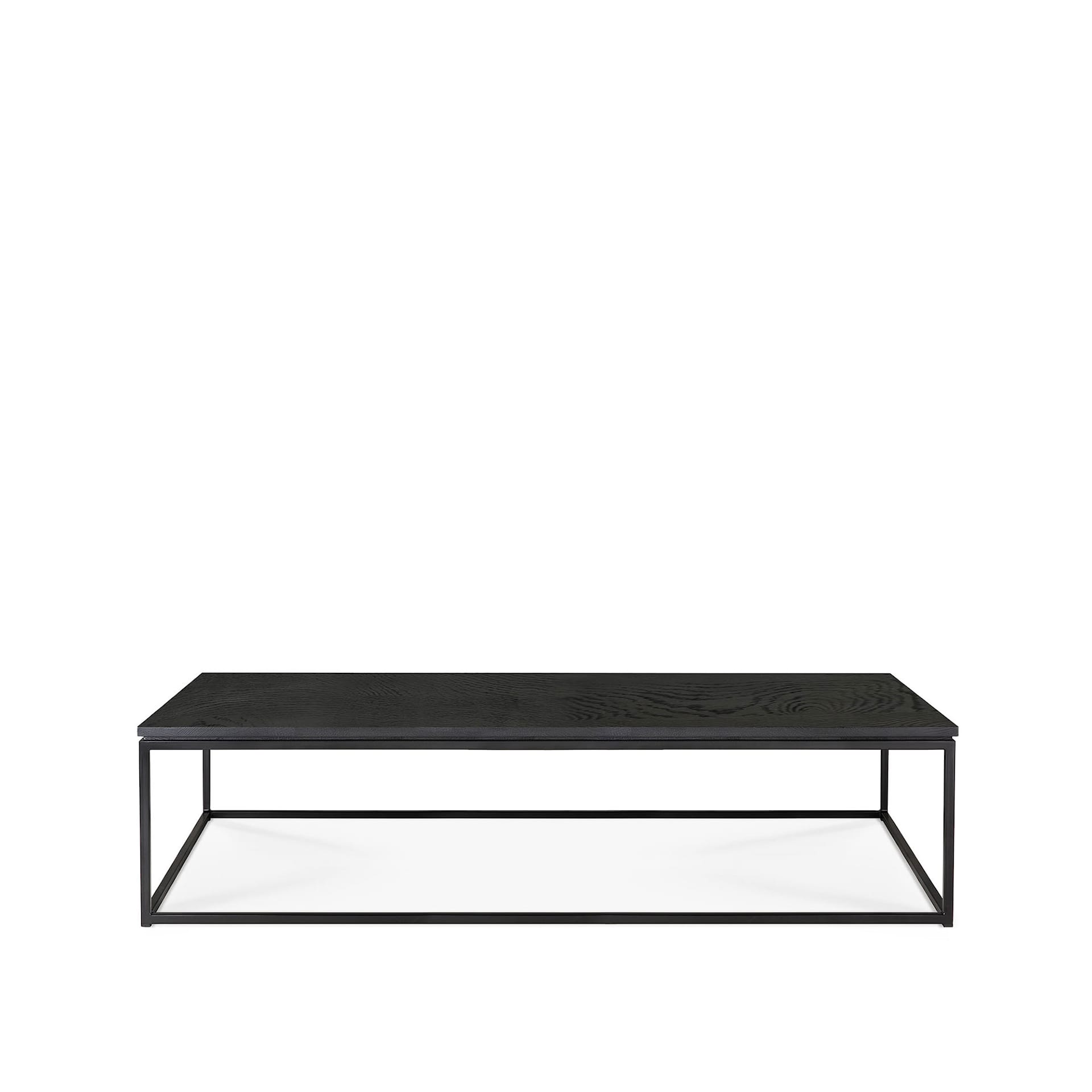 Oak Thin Coffee Table - Black - Ethnicraft - NO GA