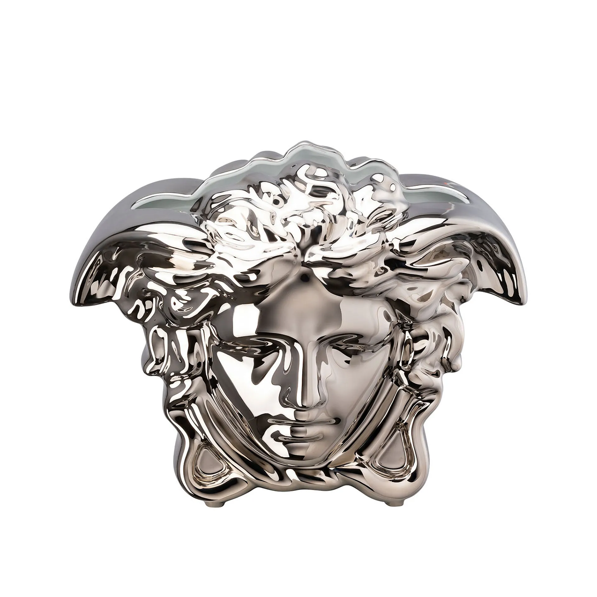 Medusa Grande Silver Vase - Versace - NO GA