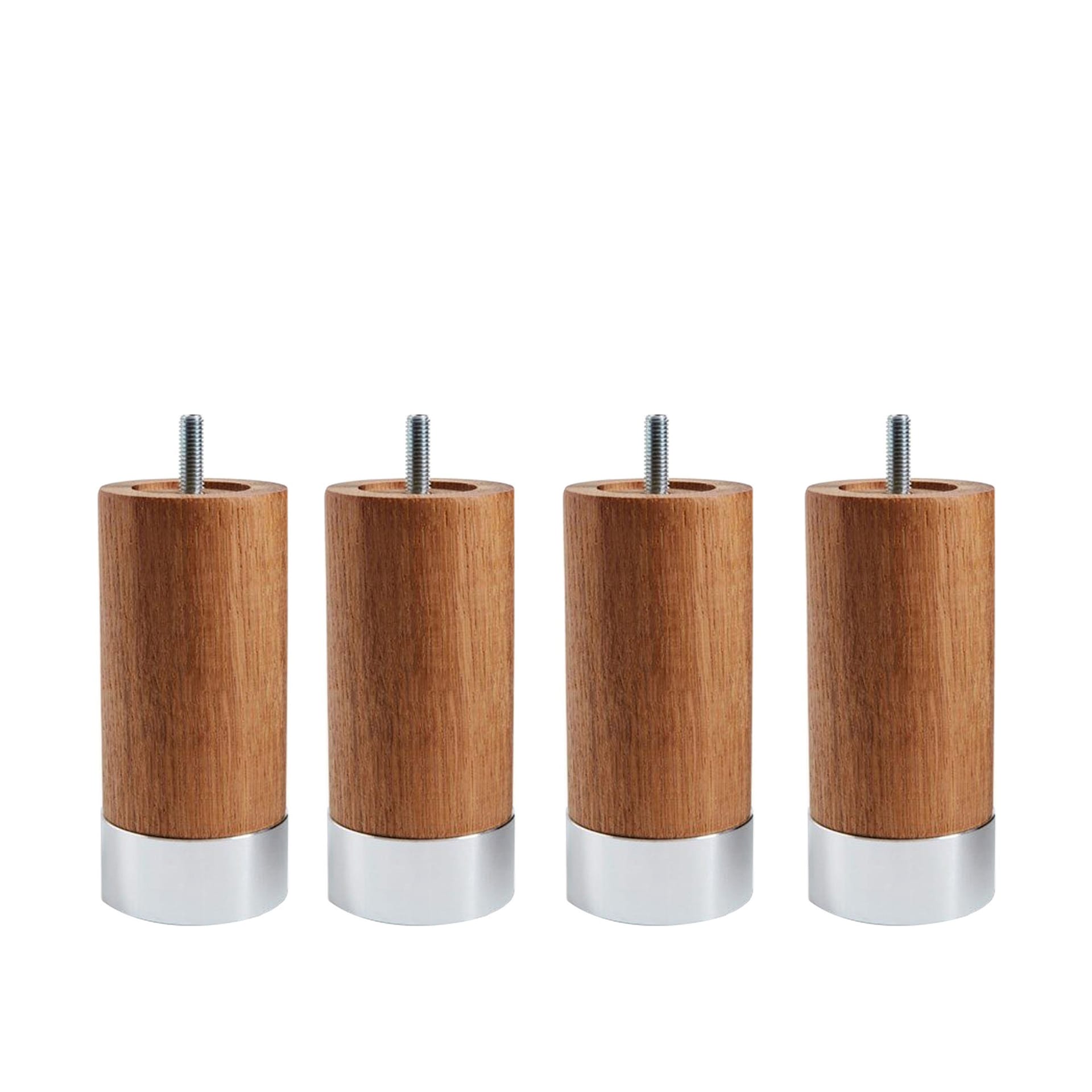 Cylinder Sängben Ek med Alu. 4-pack - Carpe Diem Beds - NO GA