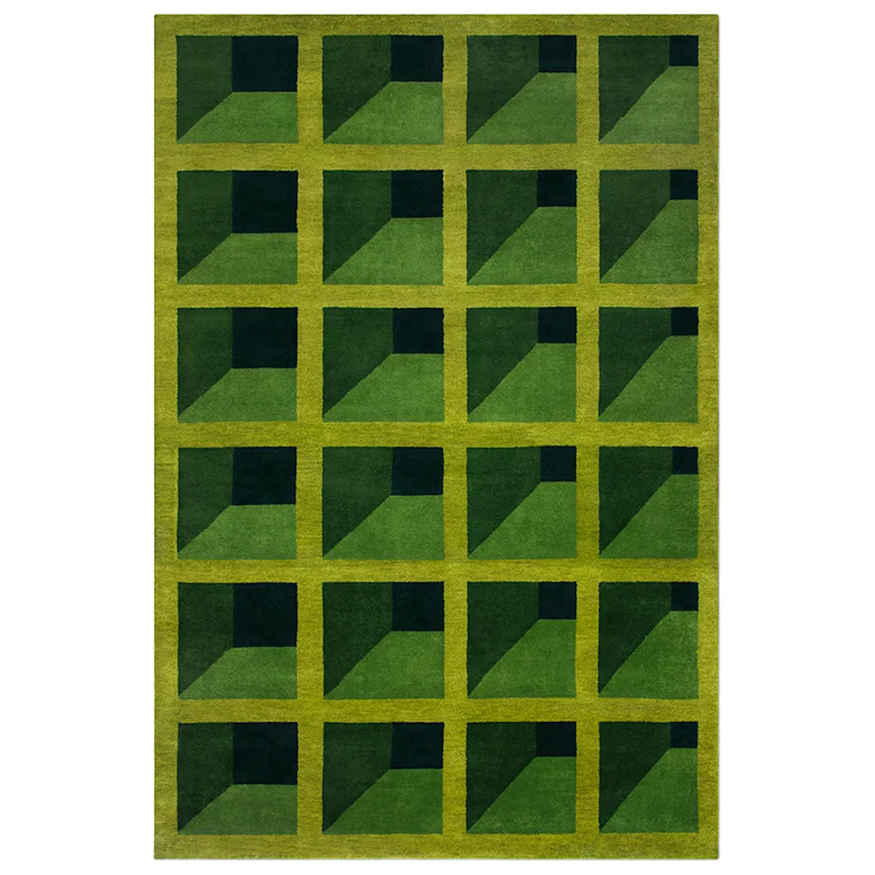 Garden Maze Green ullmatta