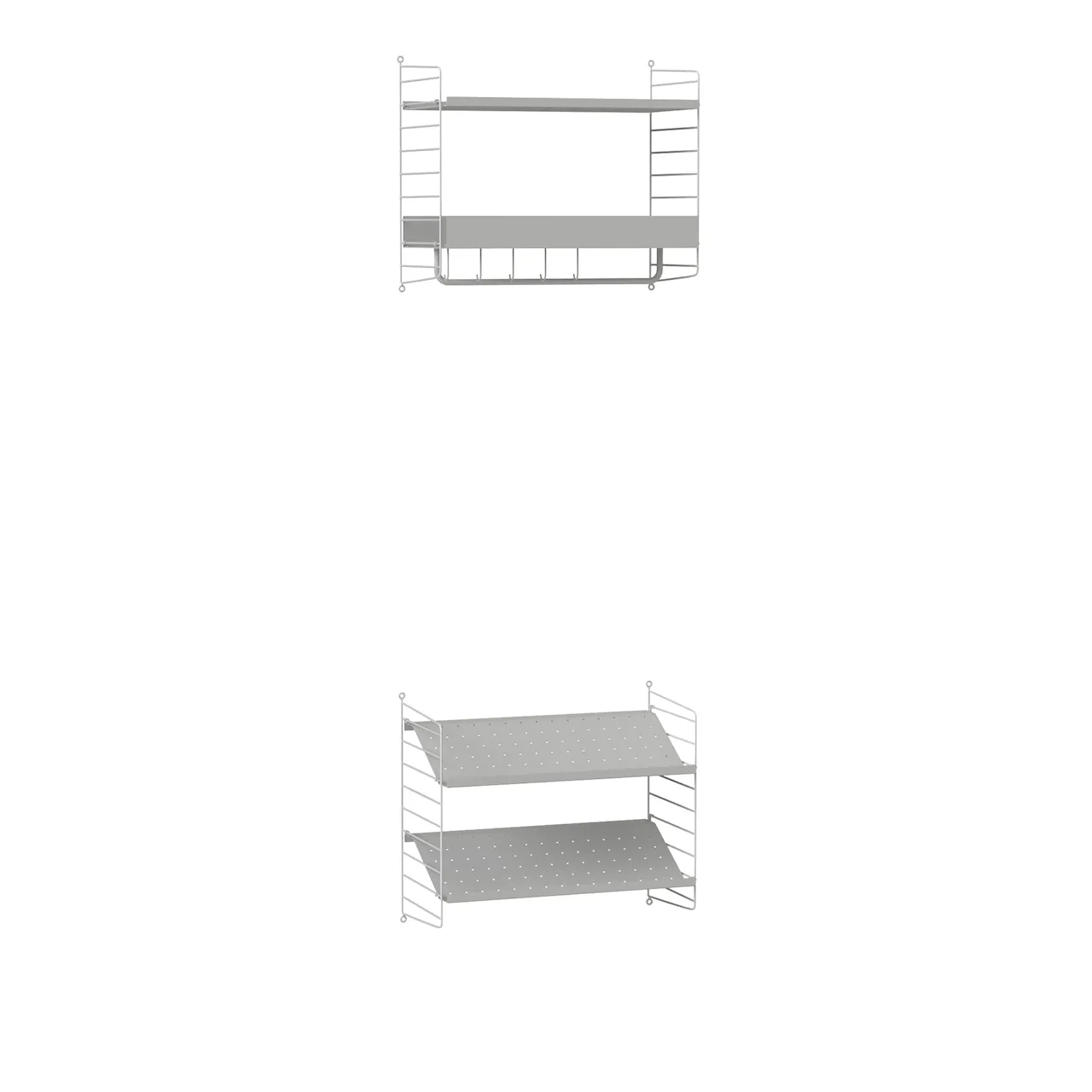Hall hyllsystem E beige/beige