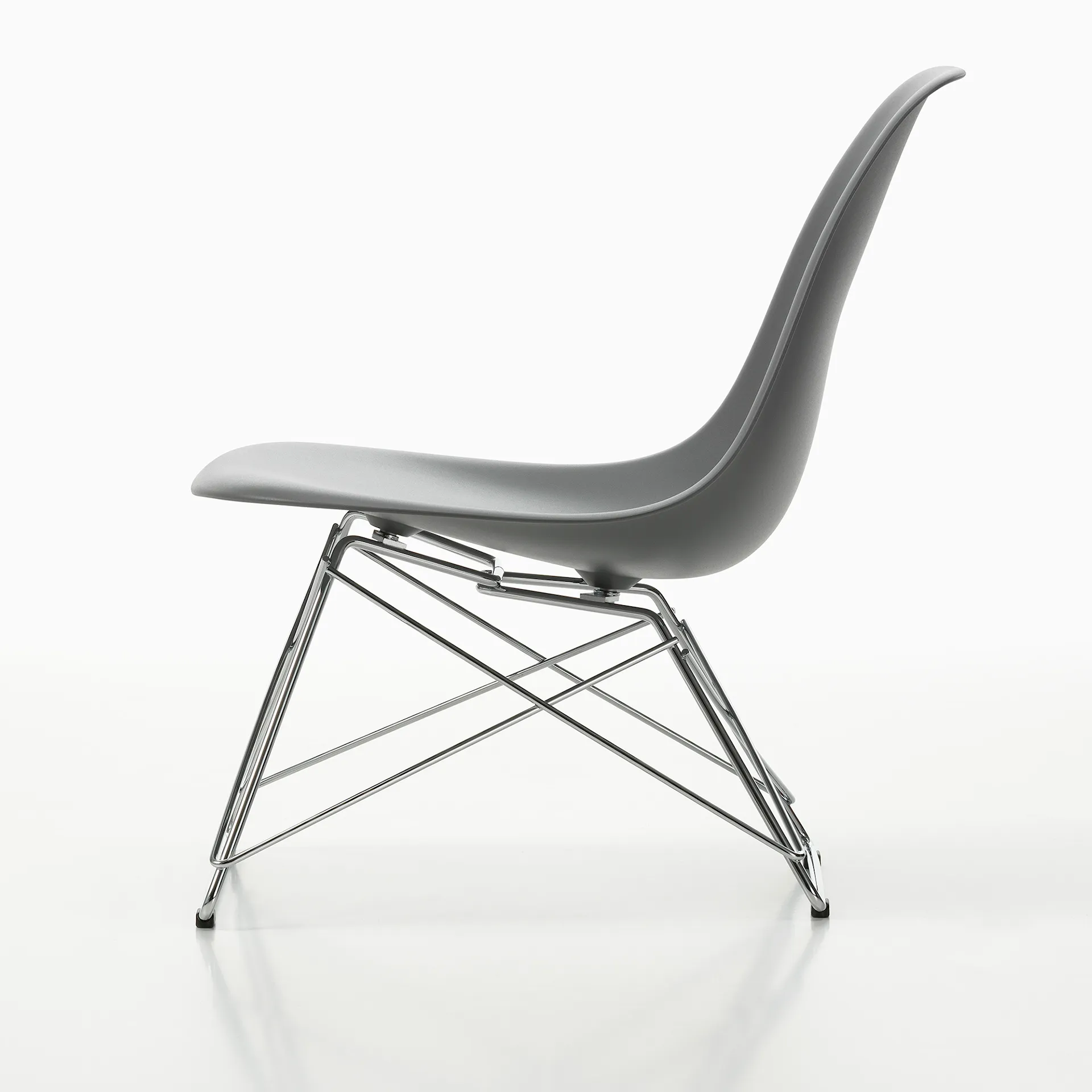 Eames RE Plastic Side Chair LSR stol White - Vitra - Charles & Ray Eames - NO GA