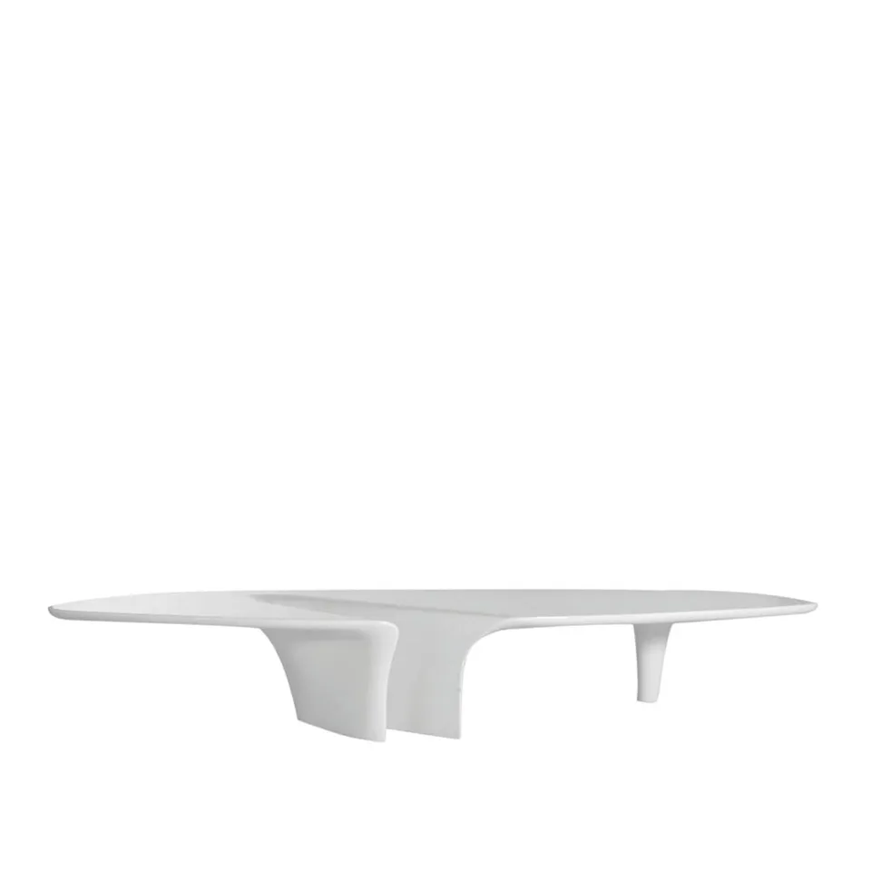 Waterfall Coffee Table / White