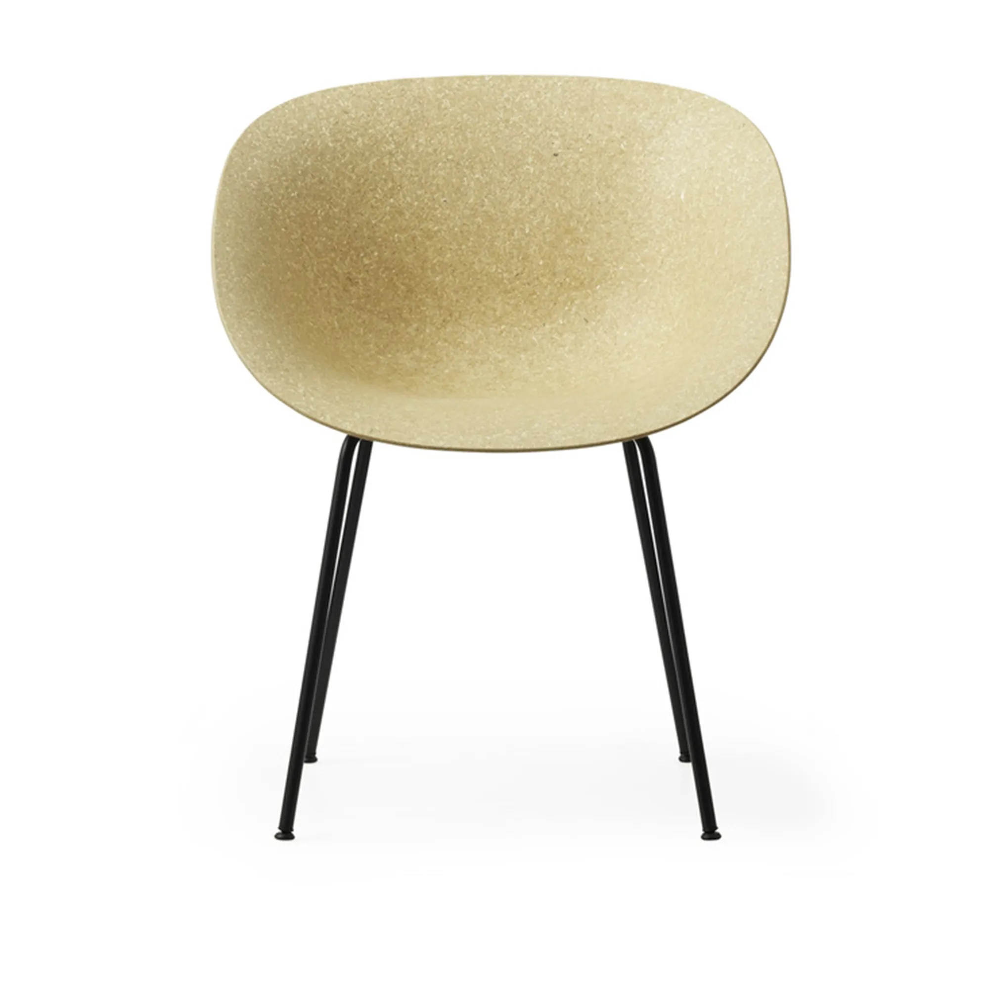 Mat Armchair Black Steel - 1
