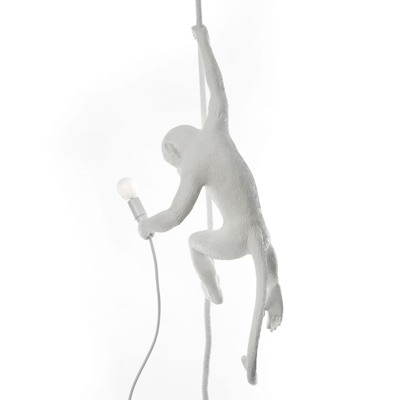 The Monkey Lamp Ceiling - White