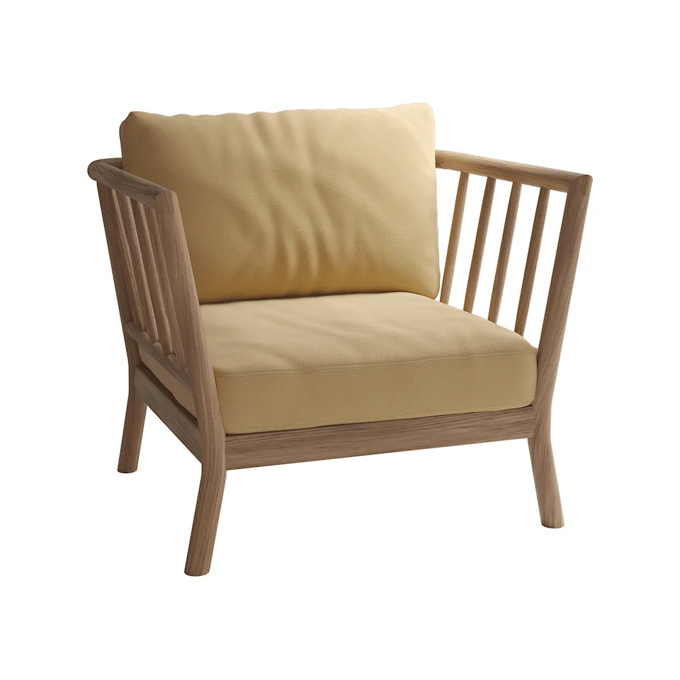 Tradition Lounge Chair, Honey Yellow, Teak FSC 100%