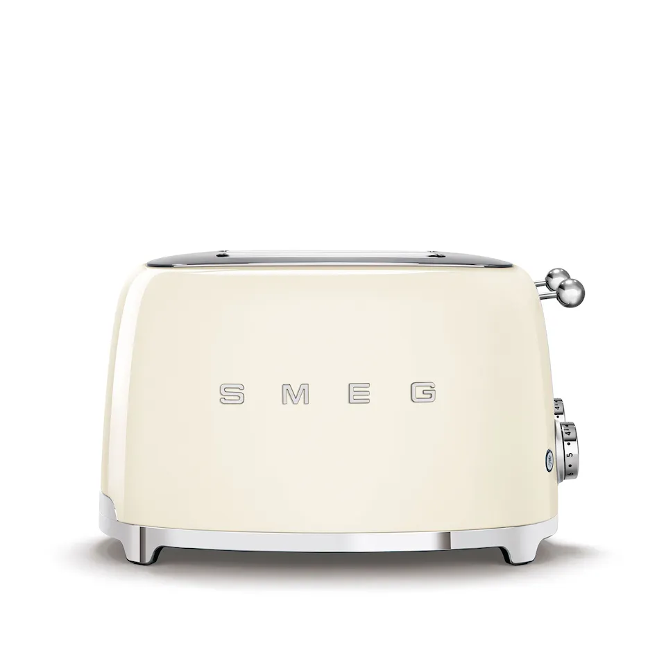 Smeg 4 Slot Toaster Creme