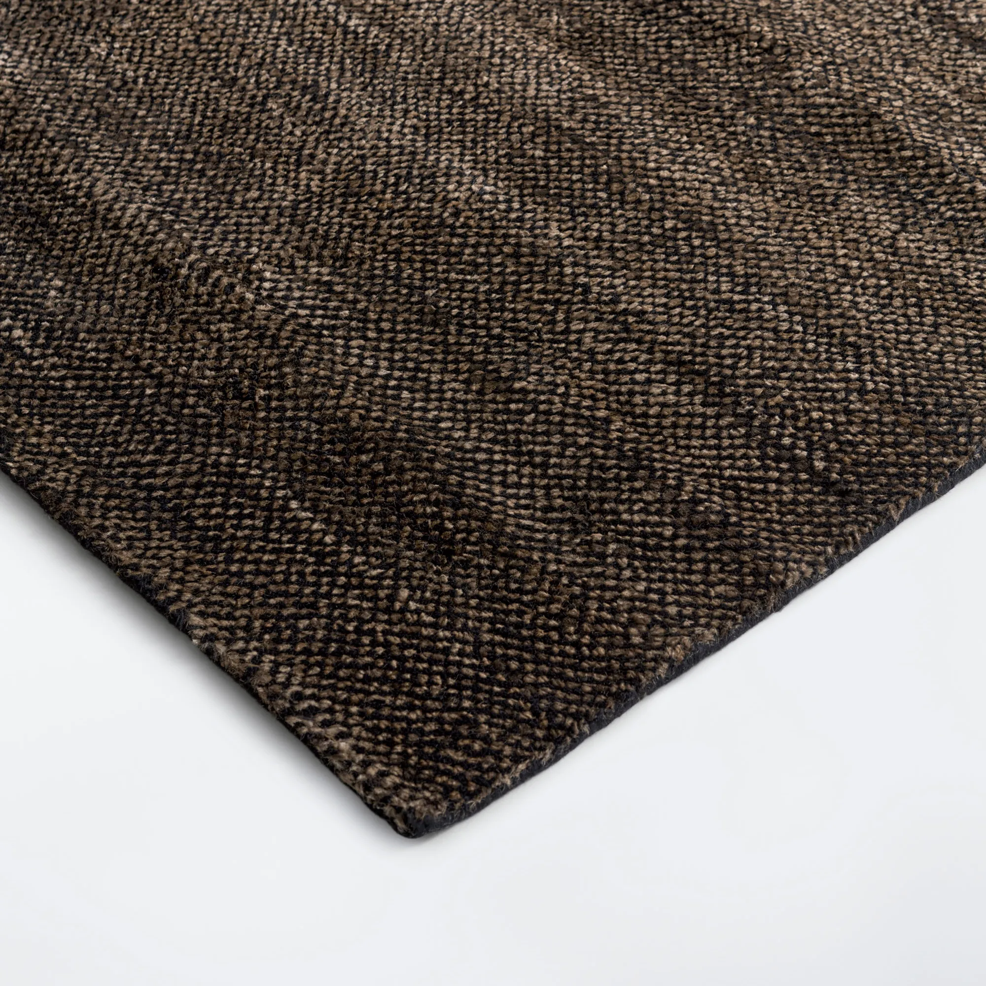 Savanna Dark Jute/Black ull- och jutematta - 6