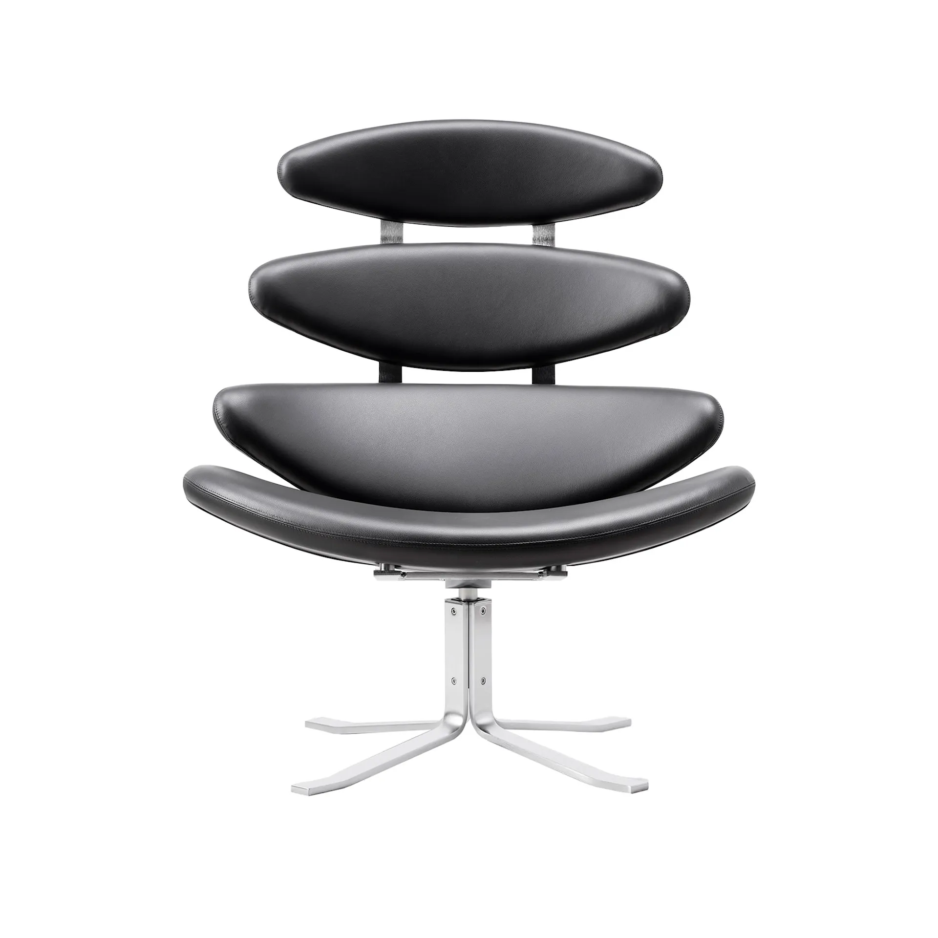 Corona Chair - Brushed Chrome - Fredericia Furniture - NO GA