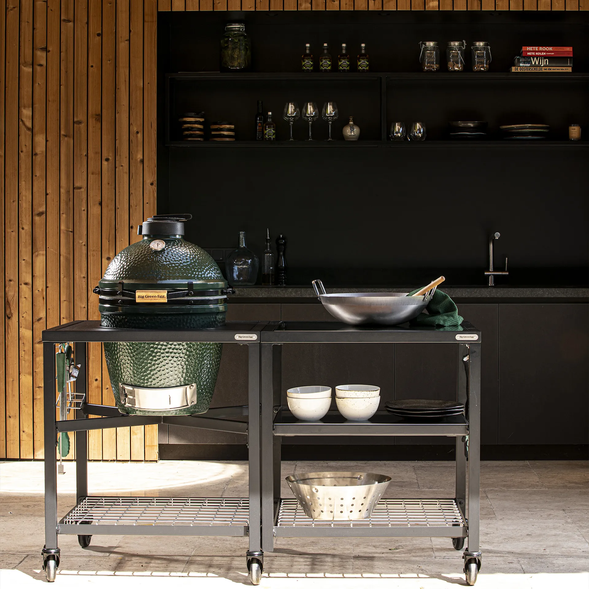 Caster Kit - Big Green Egg - NO GA