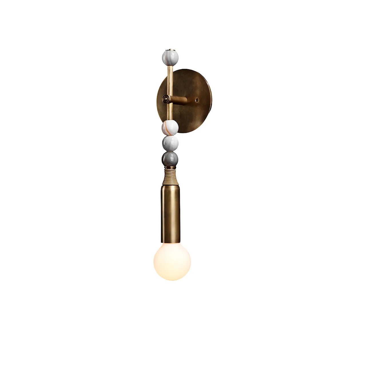 Talisman : 1 Sconce - Aged Brass