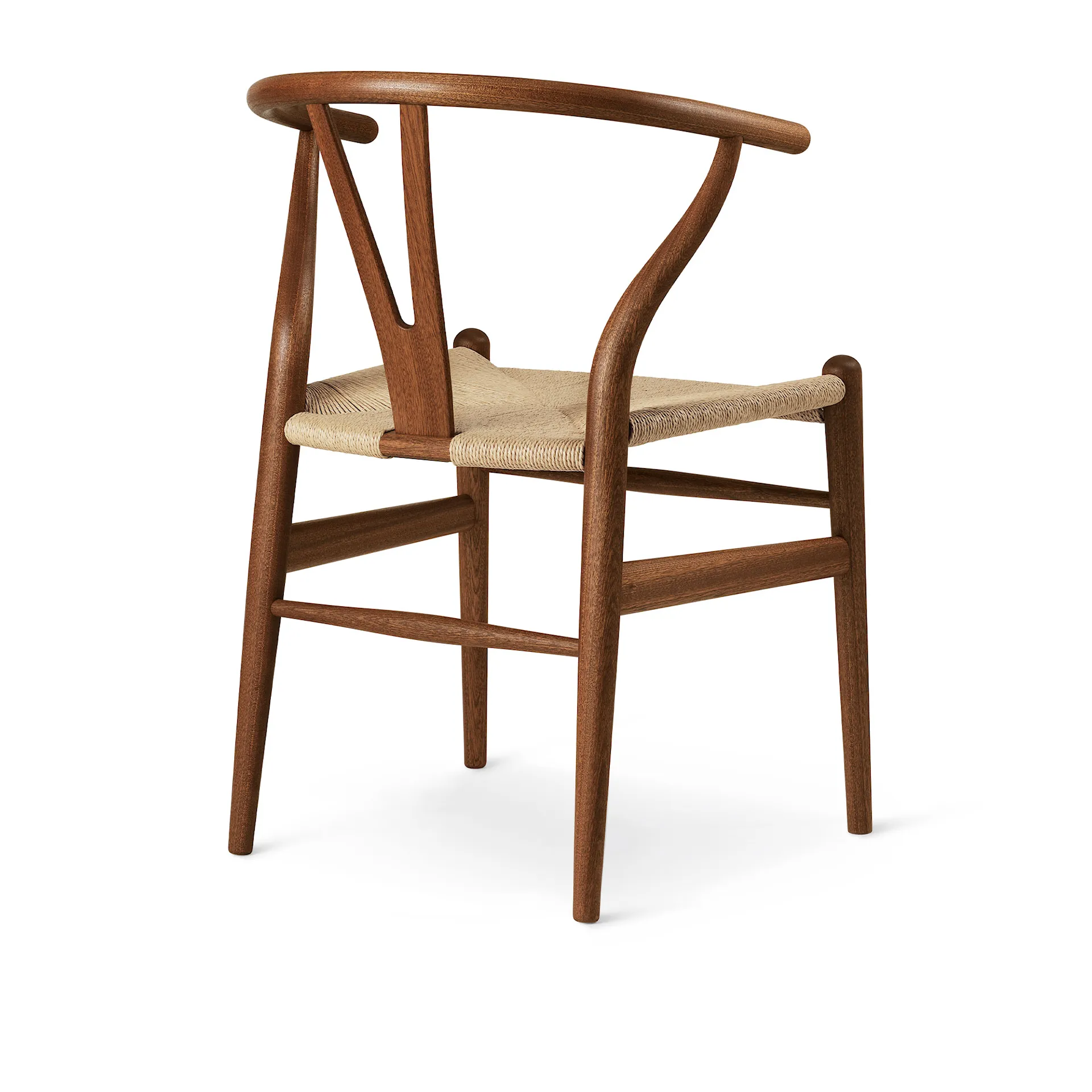 CH24 Y-stolen - Mahogny/Naturflätat papperssnöre - Carl Hansen - Hans J. Wegner - NO GA