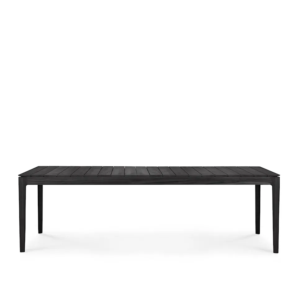 Bok Outdoor Dining Table 250x100 - Teak Black