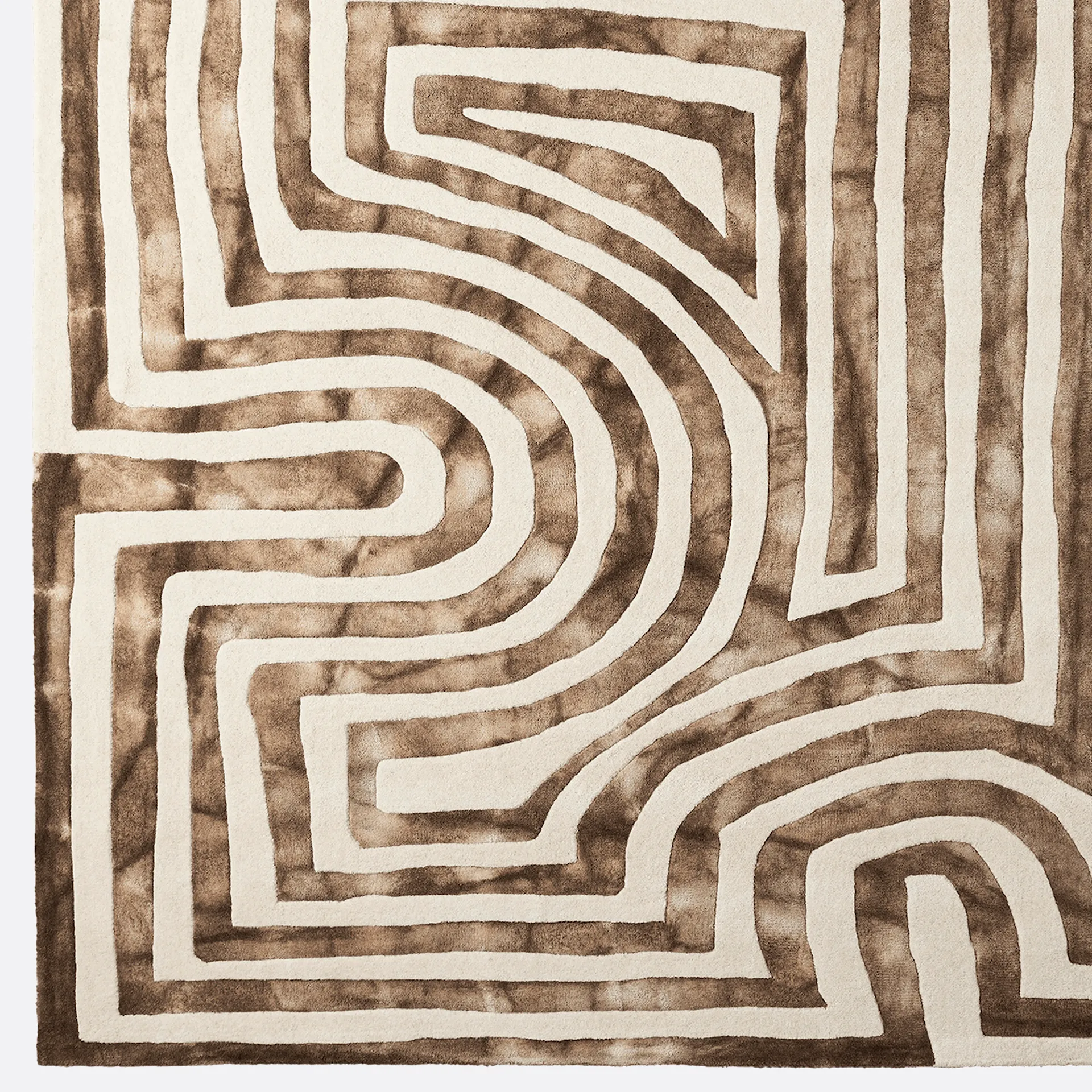 DD Psychedelic Labyrinth Rug Beige - Dusty Deco - Edin & Lina Kjellvertz - NO GA