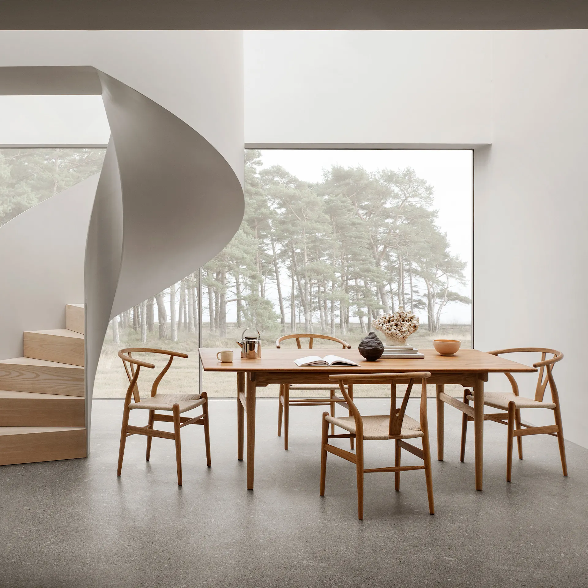 CH24 Y-stolen - Teak - Carl Hansen - Hans J. Wegner - NO GA