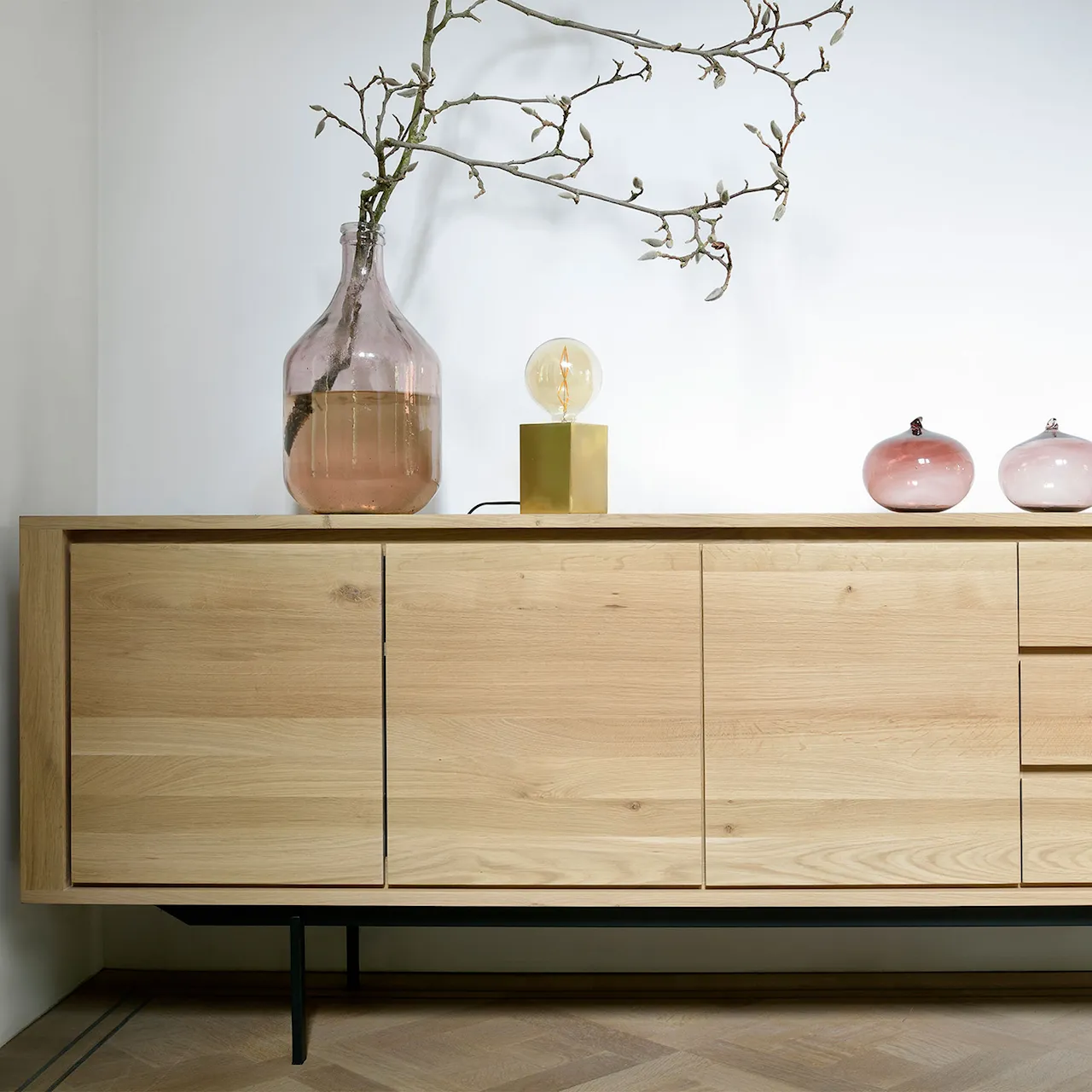 Oak Shadow Sideboard