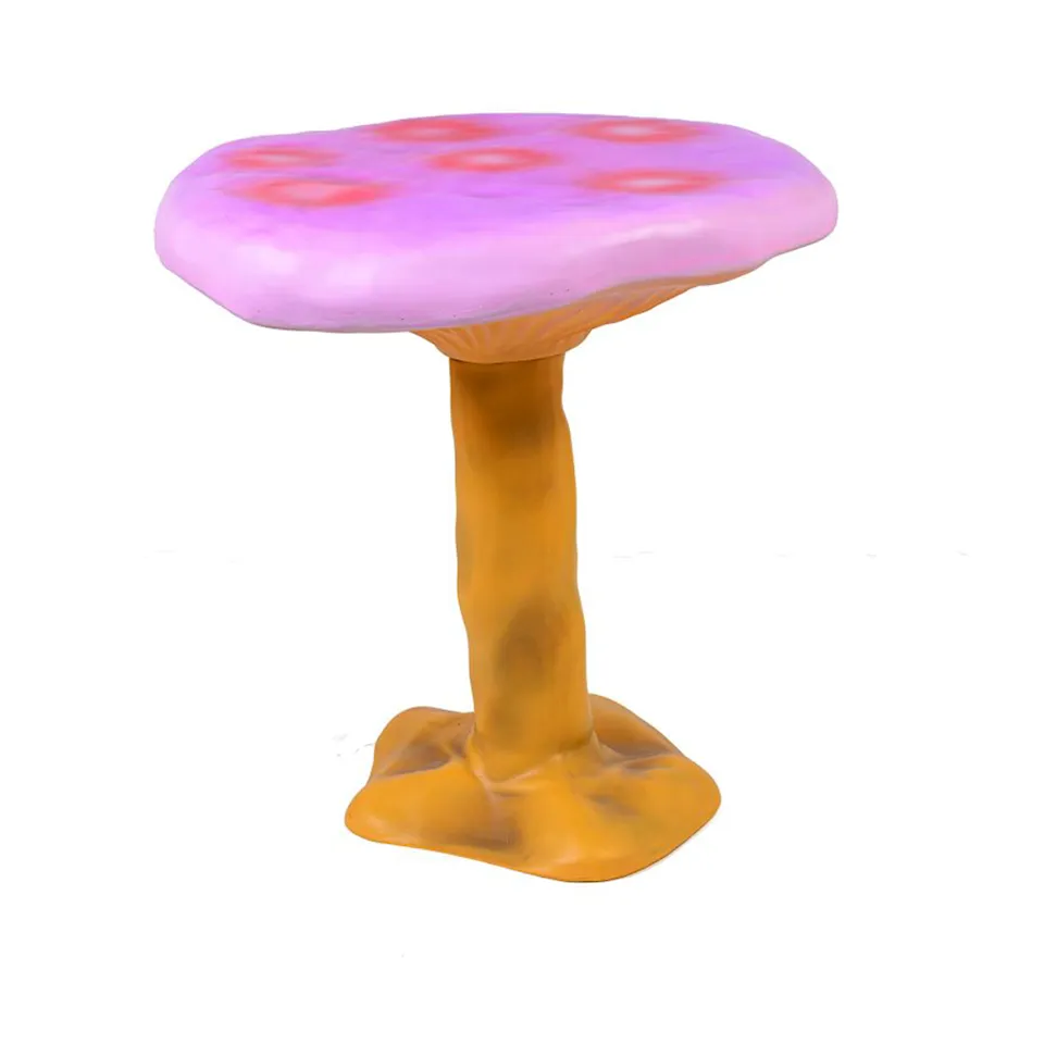 Fiberglass Table Amanita 70 x 73 cm - Purple