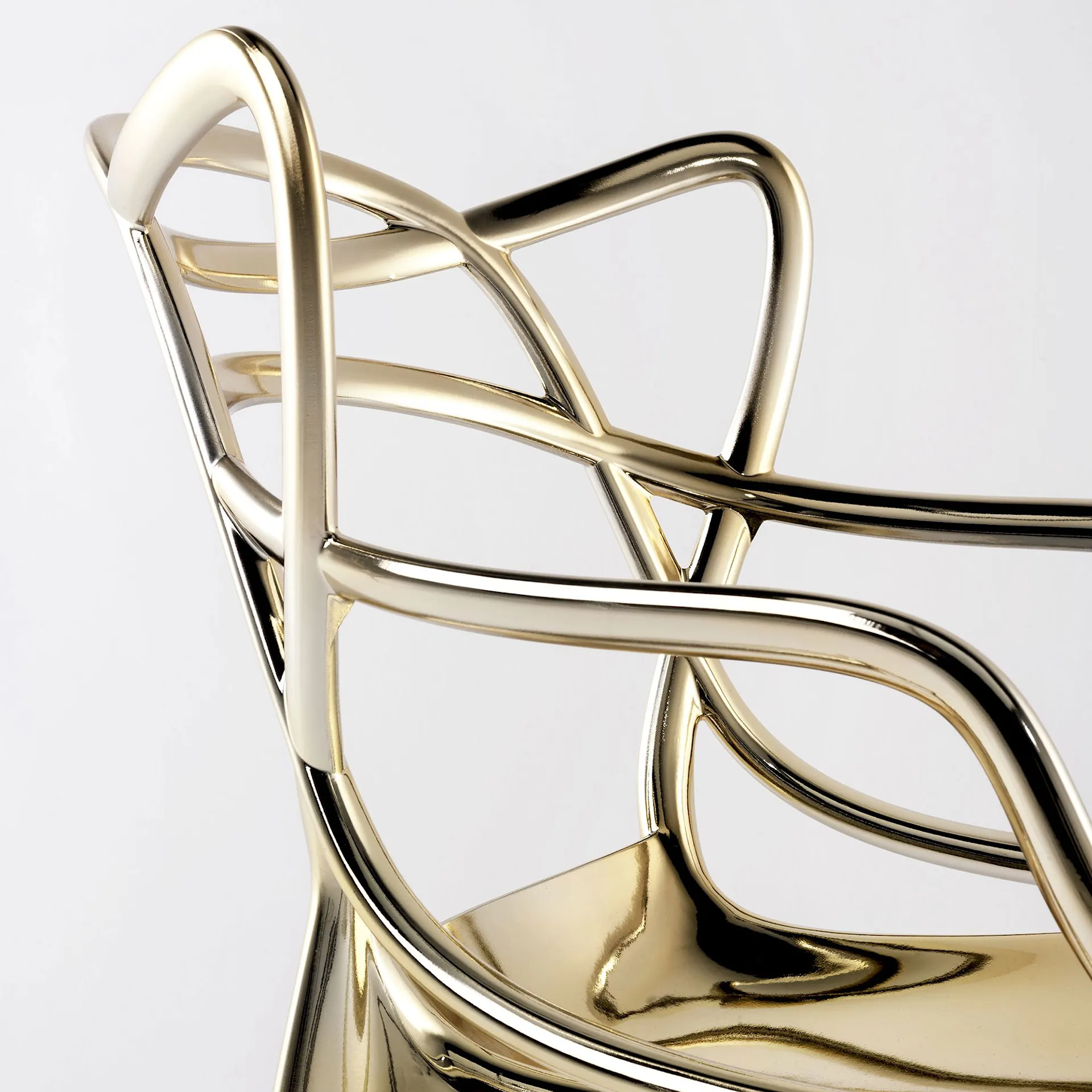 Masters Metallic Stool - Kartell - Philippe Starck - NO GA