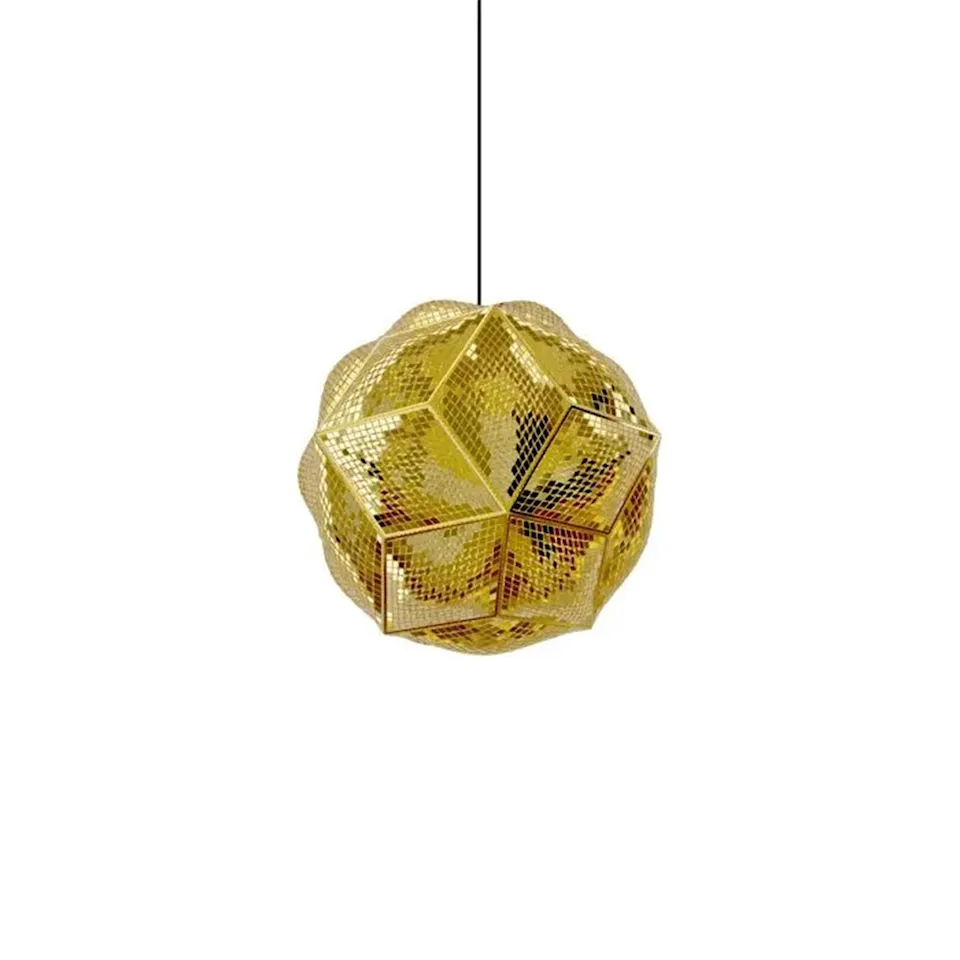 Puff Pendant Brass