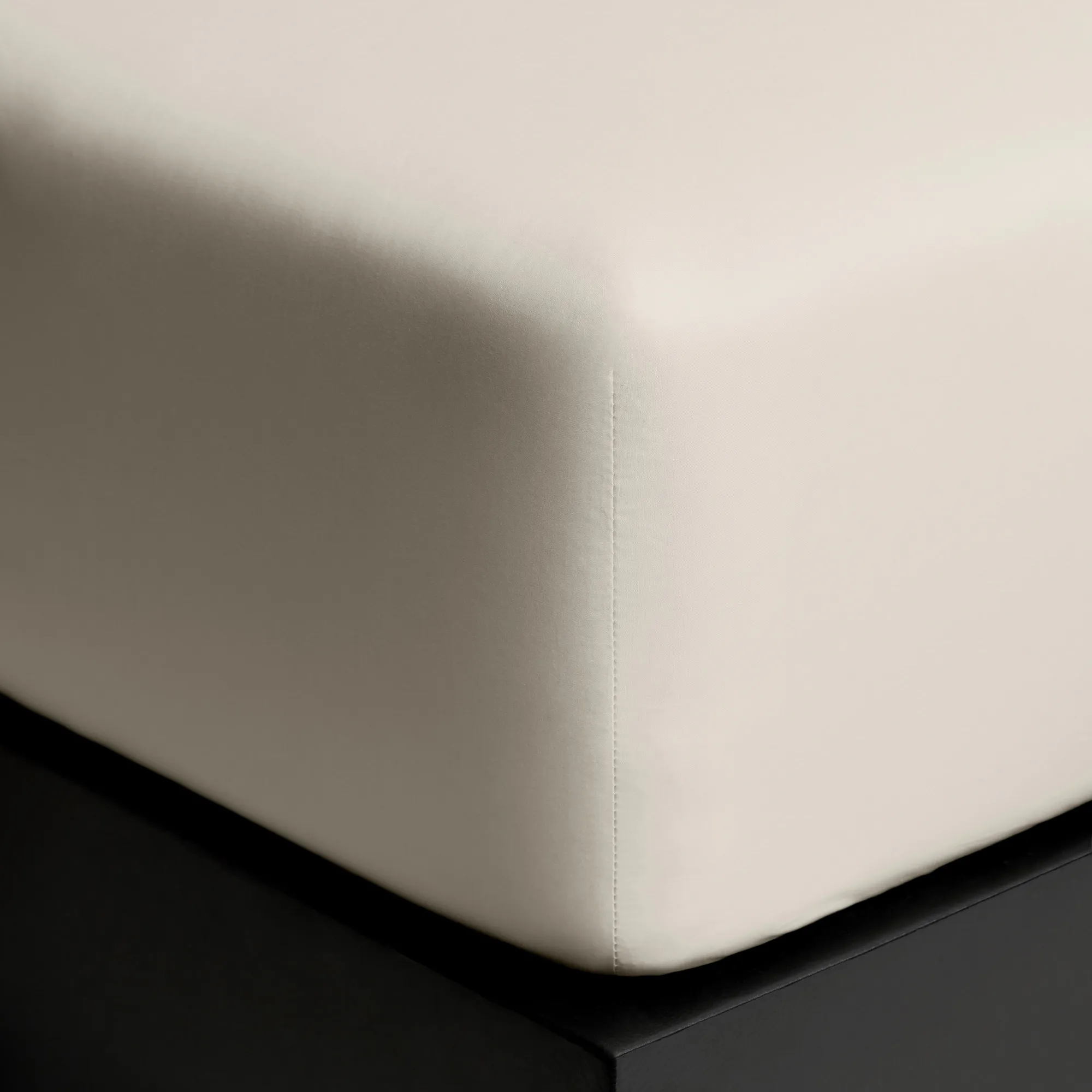 Percale Sand dra-på-lakan - 3