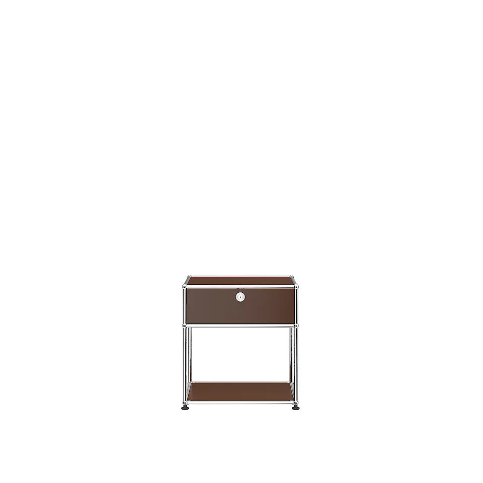 USM Haller 52 Side table, USM Brown