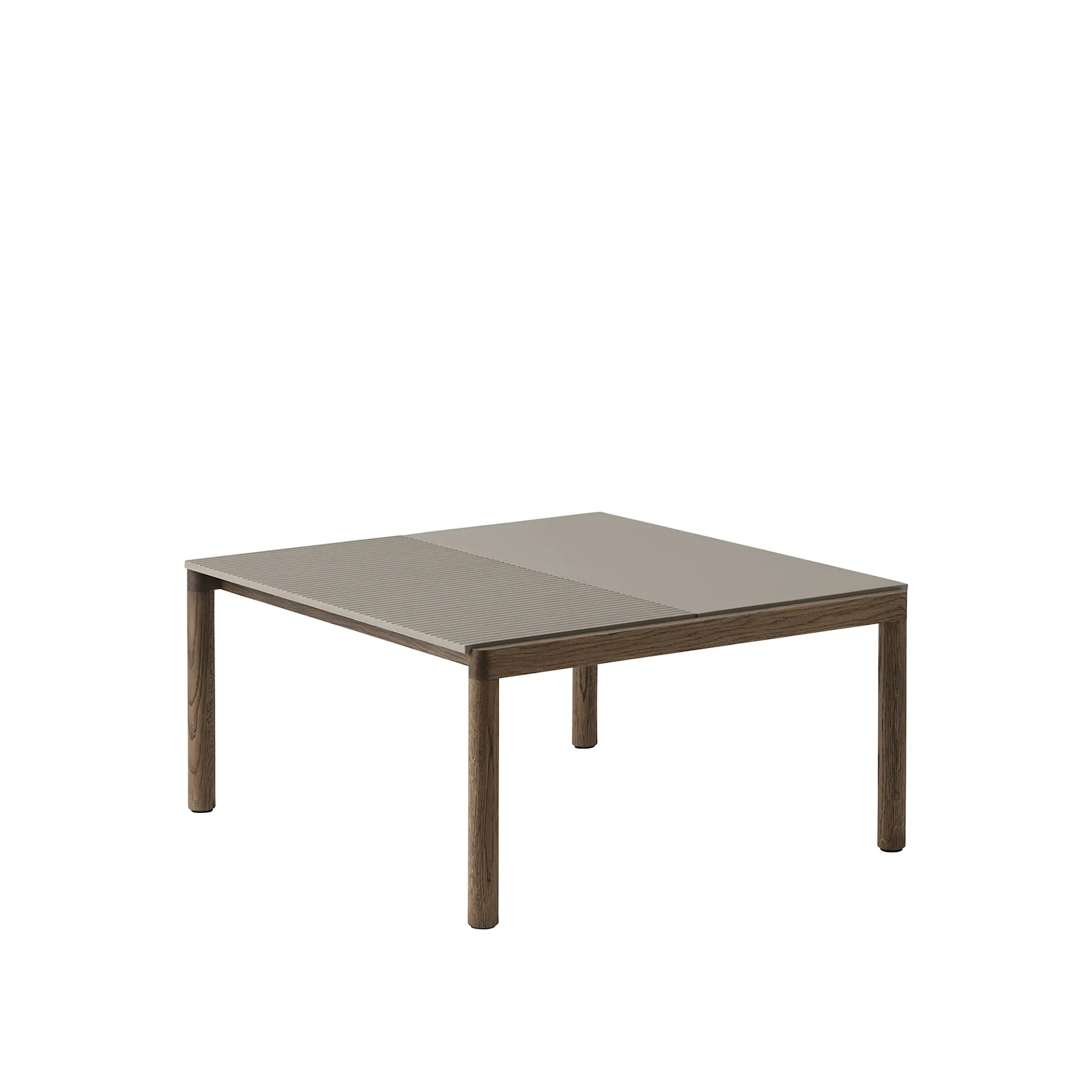 Couple Coffee Table 1 Plain 1 Wavy 80 x 84 x 40 - Muuto - NO GA