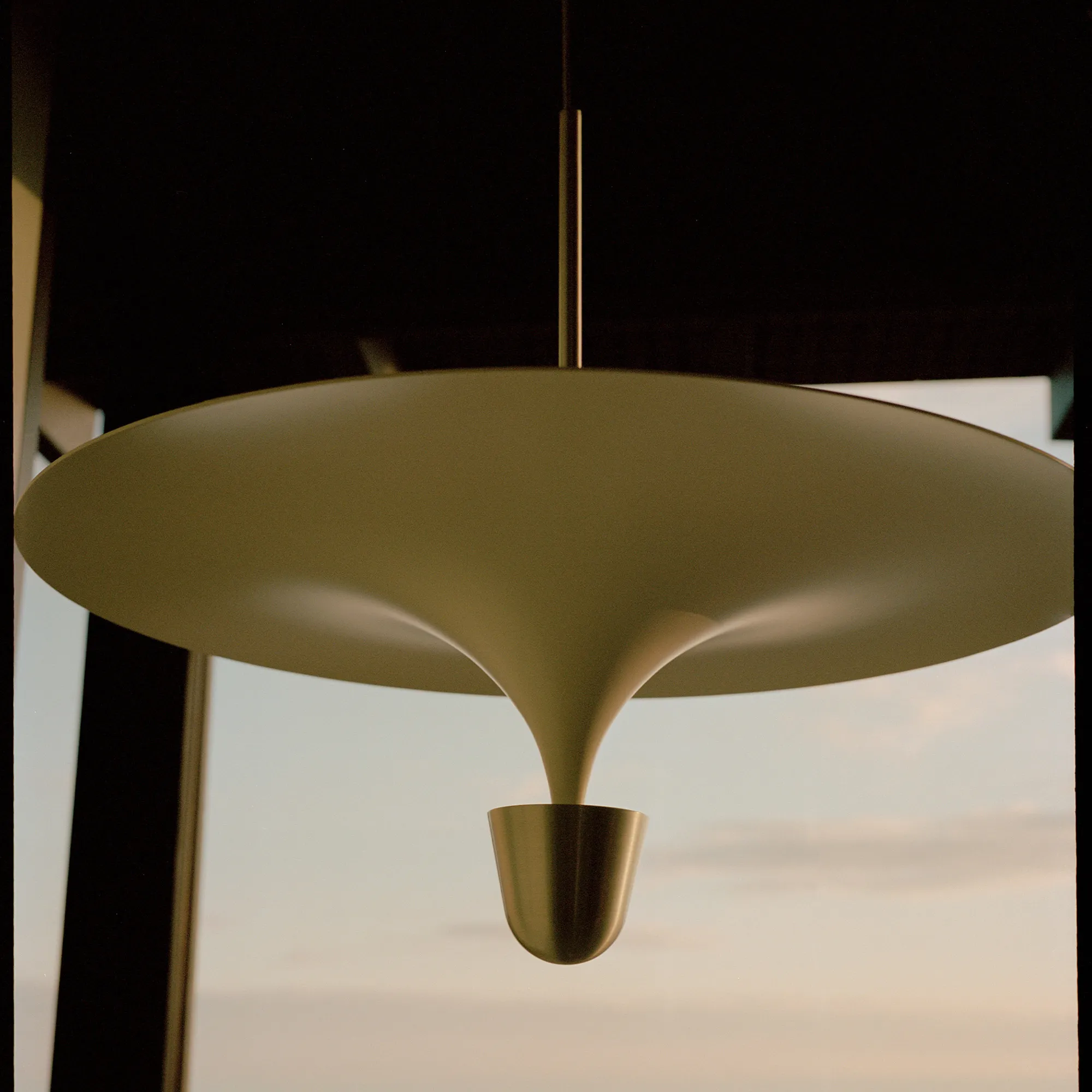 Kantarell pendellampa Ø60 cm - 3