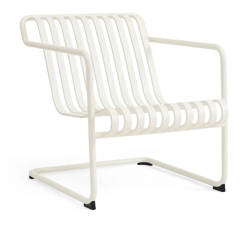 Palissade Cantilever Lounge Chair Low Cream White