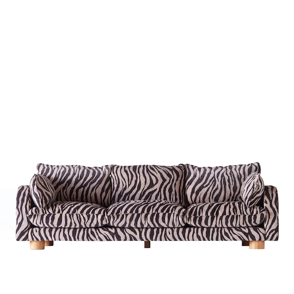 Miles Sofa Zebra