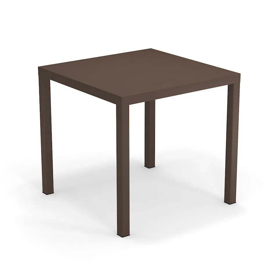 857 Nova Table 80X80 Indian Brown