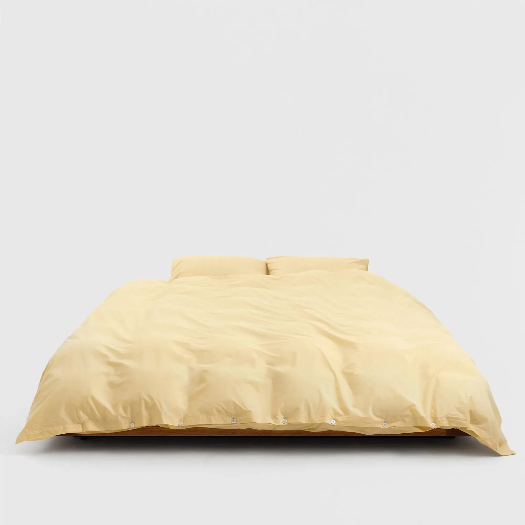 Percale Solid Shaded Yellow påslakan - 4