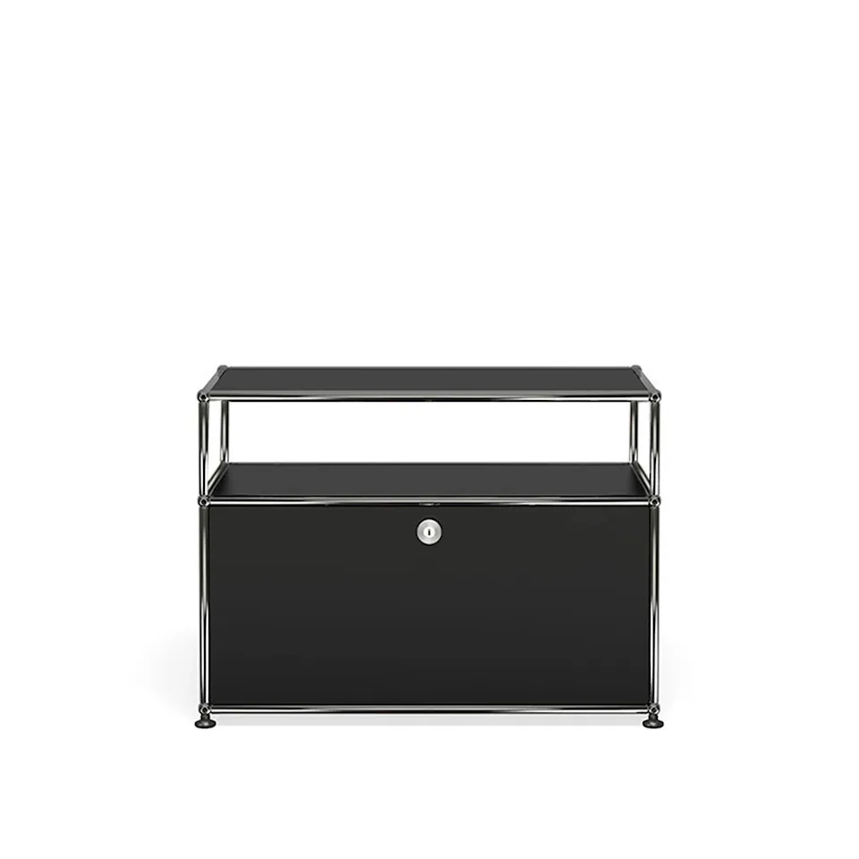 USM Haller 45 Side table, Graphite Black