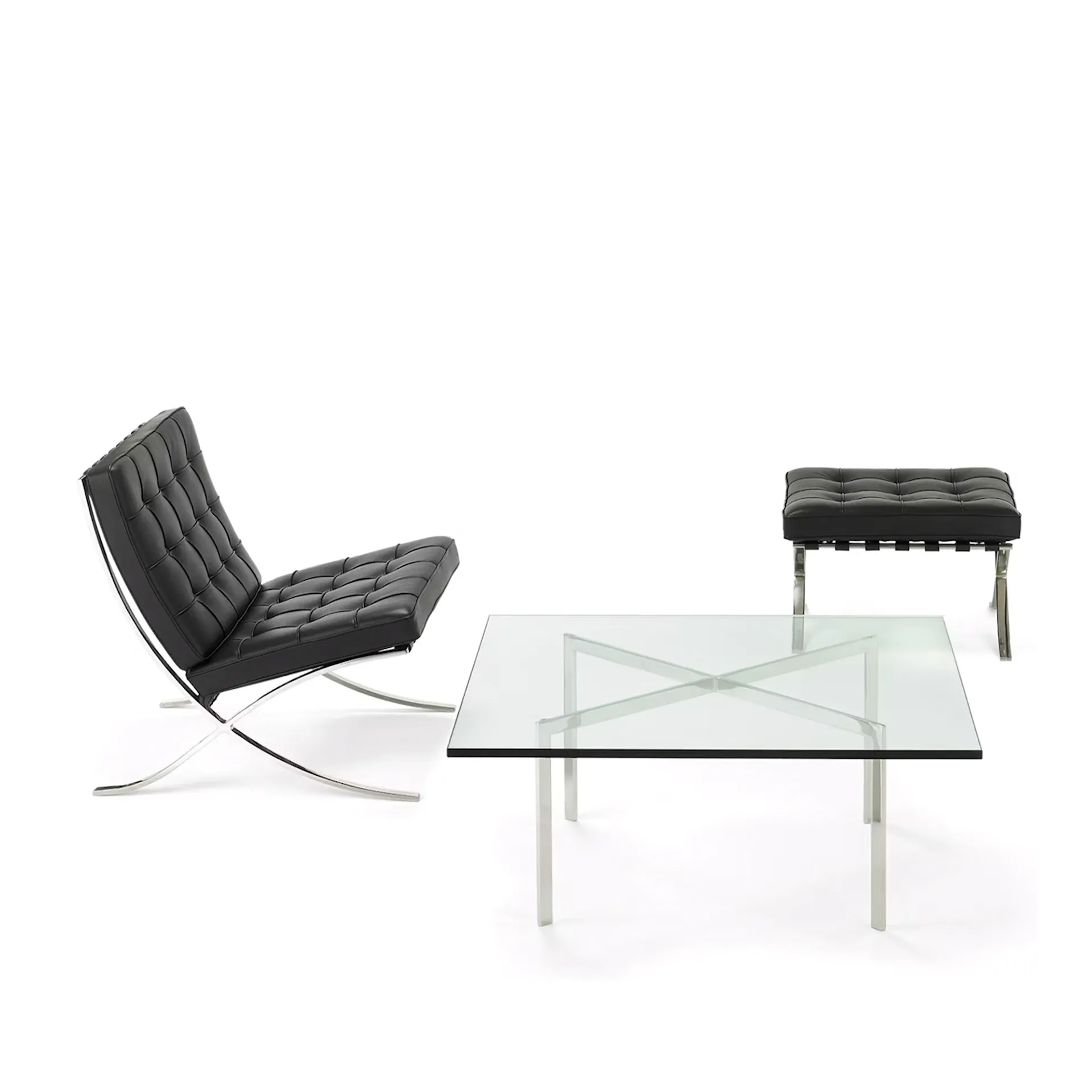 Barcelona fotpall - Knoll - Ludwig Mies van der Rohe - NO GA