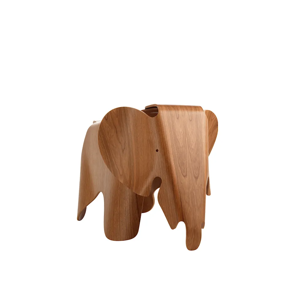 Eames Elephant American Cherry prydnadsföremål