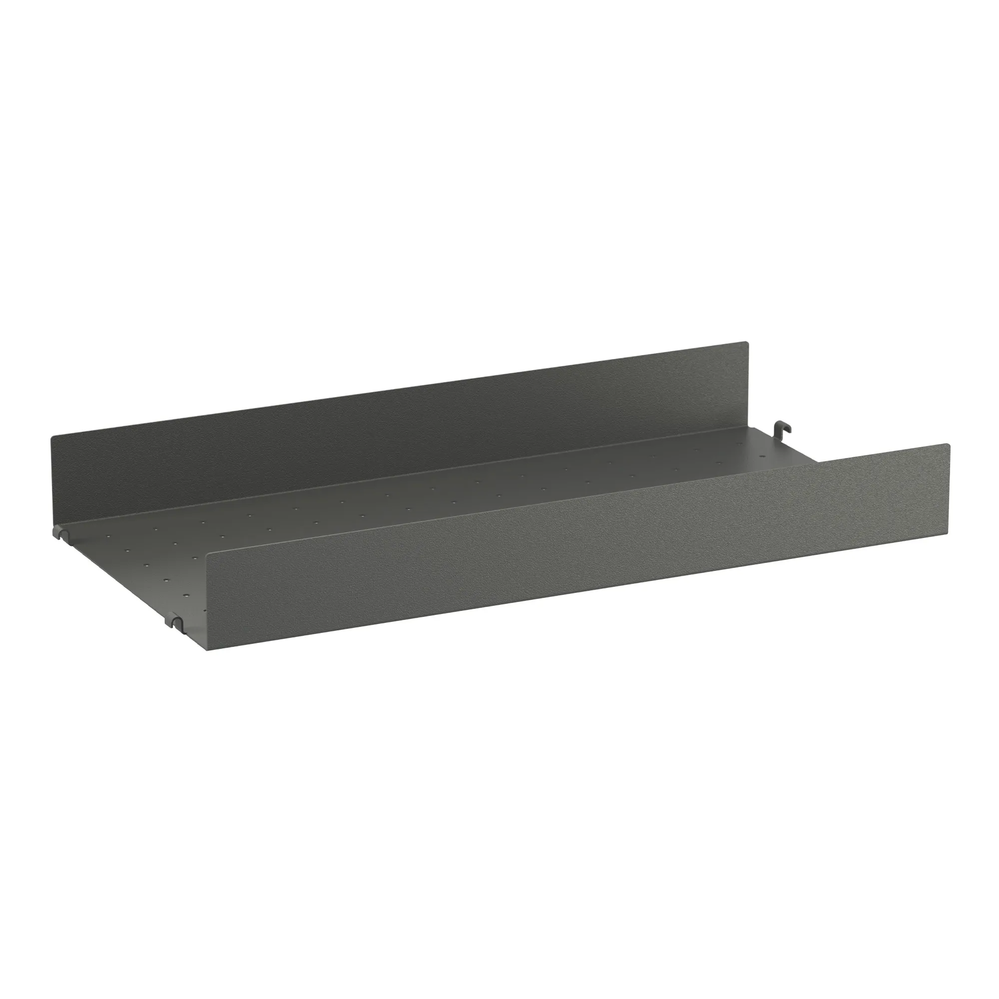 Metallhyllplan hög kant 58 x 30 cm - 1