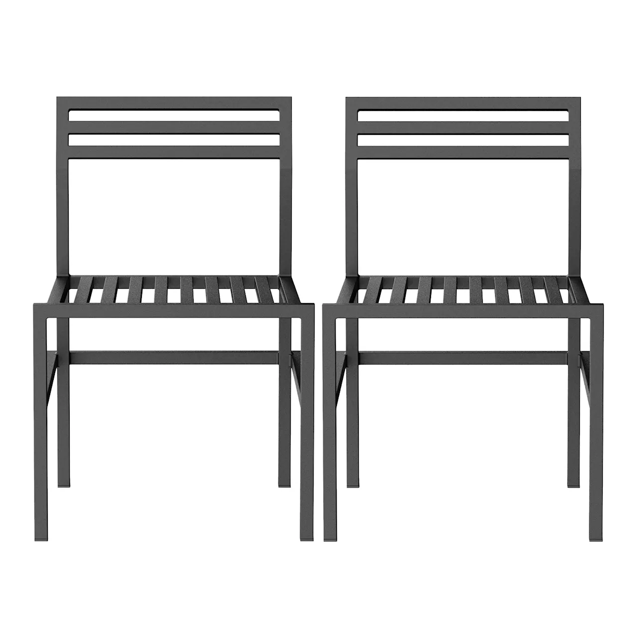 19 Outdoors - Dining Chair Set of 2, Grey