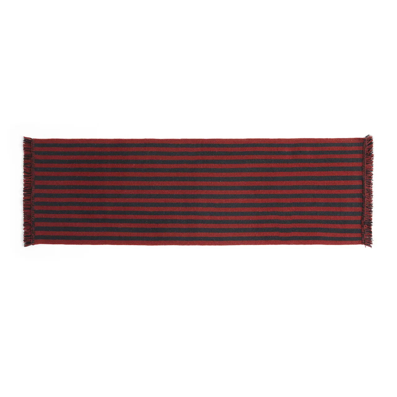 Stripes and Stripes Wool L200 x W60 - Cherry