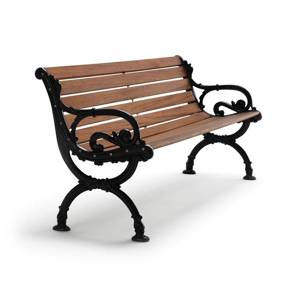 Soffa Byarum 185 cm Oljad Mahogny / Svart
