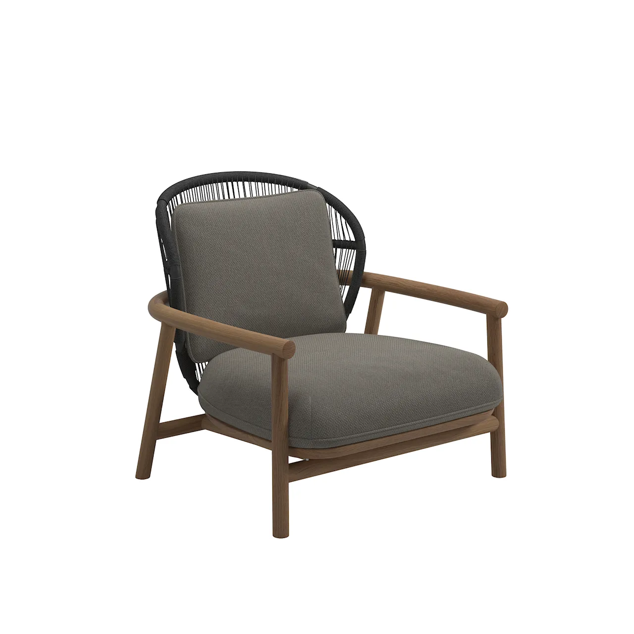 Fern Low Back Lounge Chair, Meteor/Raven, Kat.B Blend Coal