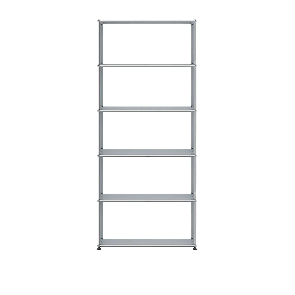 USM Haller 108 Shelving, USM Matte Silver