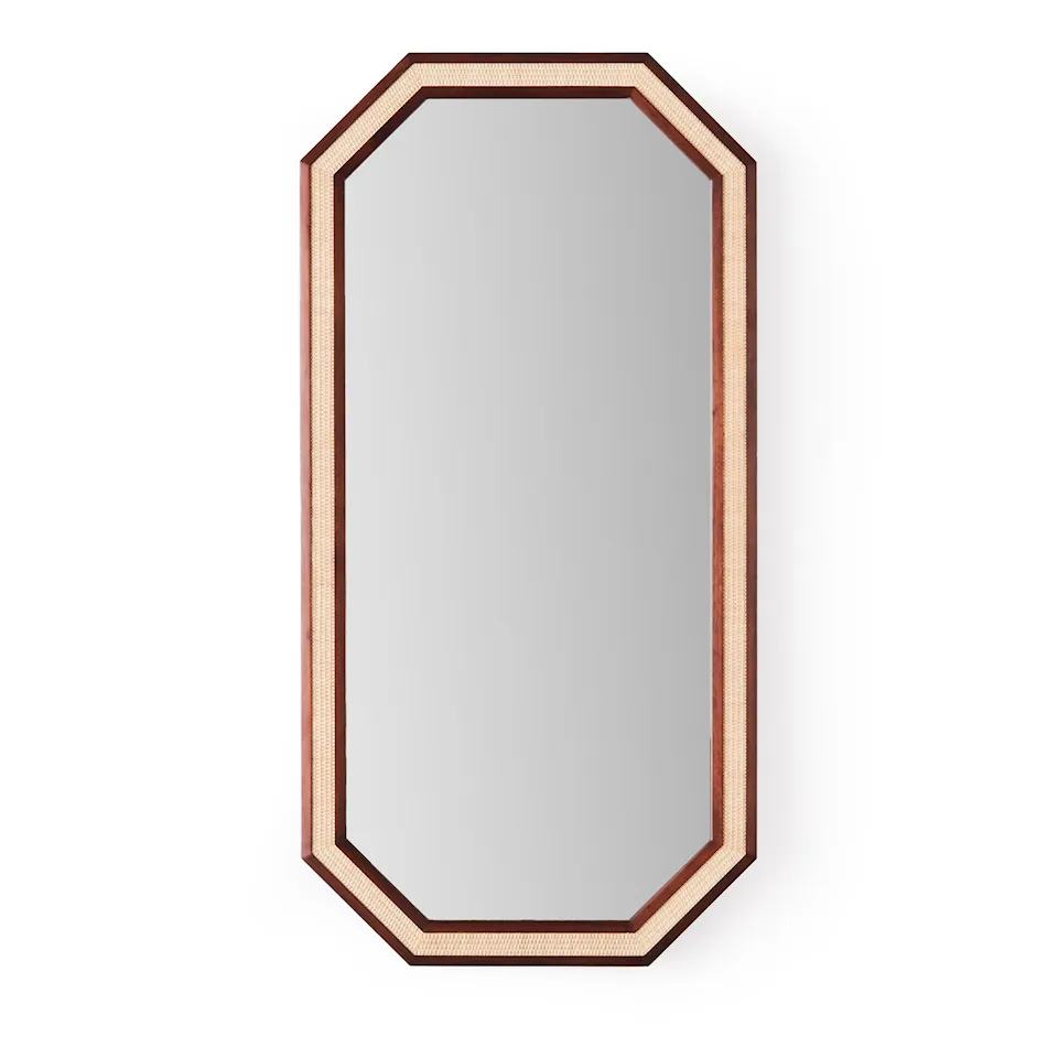 Rattan Mirror Large
