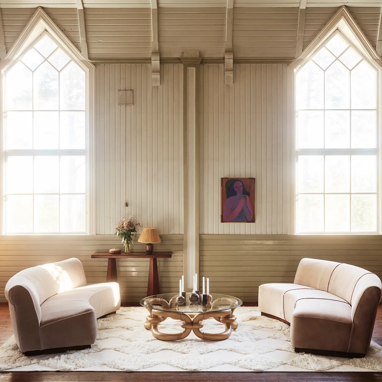 Bamboo Bracelet Sofa Table