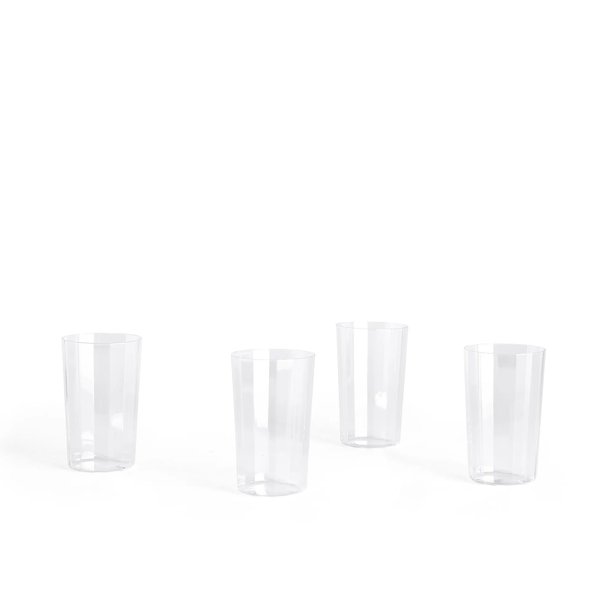 Angle glas 4-pack large 13 cm clear - HAY - NO GA