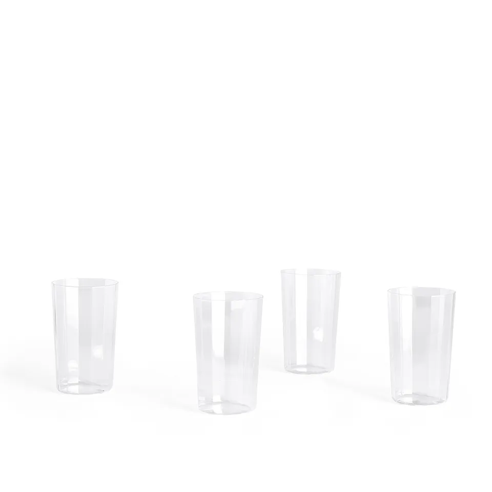 Angle glas 4-pack large 13 cm clear