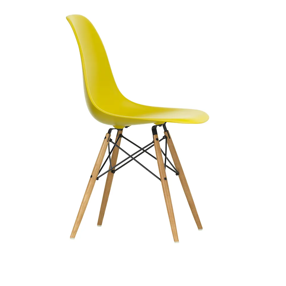 Eames Plastic Chair DSW - 34 Mustard - Ash Honey Tone