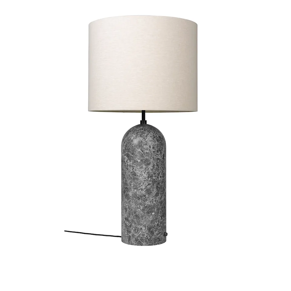 Gravity golvlampa XL Low grå marmor